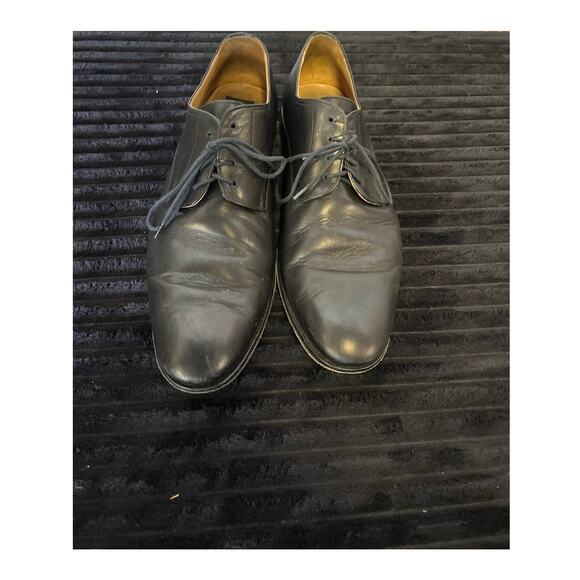 To Boot New York Adam Derrick Oxford Declan Men Shoes Black Sz 9.5 Made in Italy - Picture 1 of 3